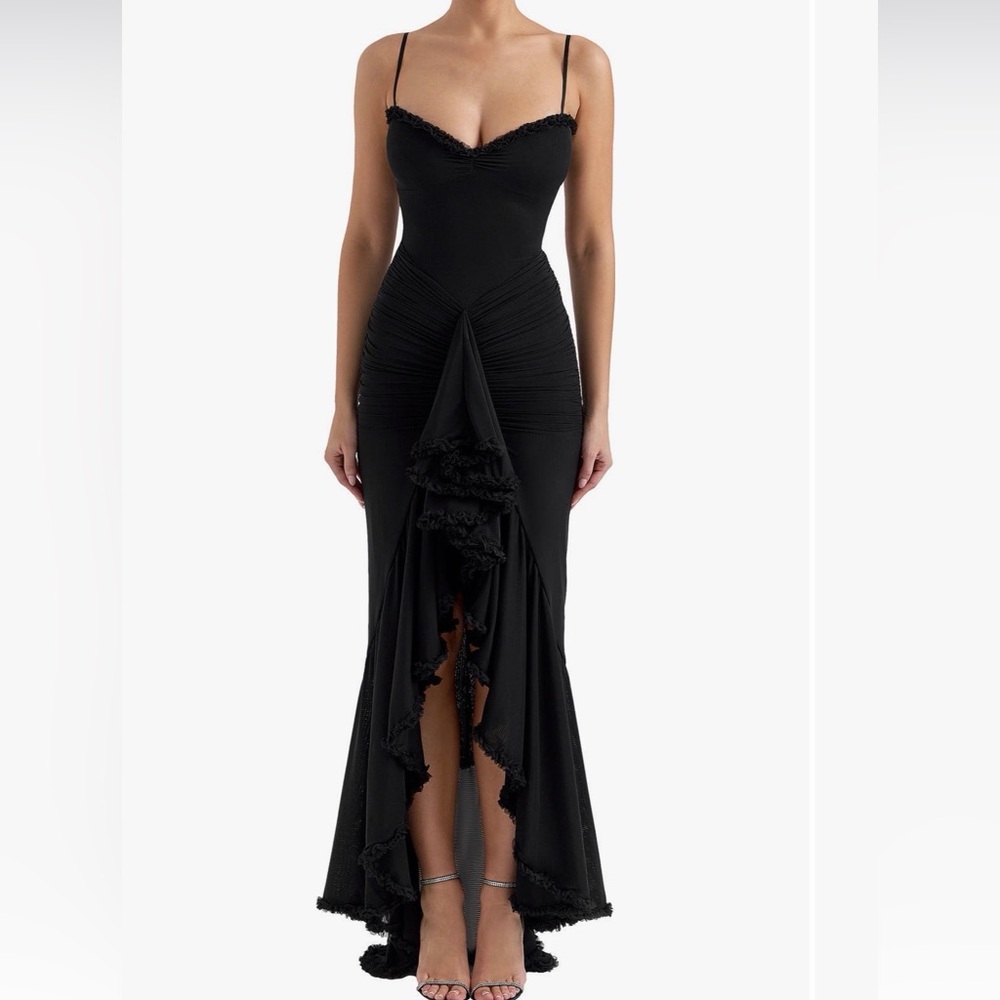 House of CB Gabbi Black Dress, size Large
